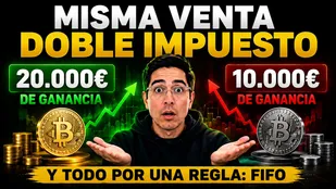 Dos personas, la misma venta, el doble de impuestos